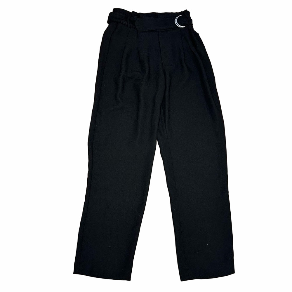 Forever 21 Belted Black Pants Size XSmall